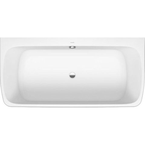 Duravit Qatego baignoire dos à la paroi 180x80cm blanc mat SW999963