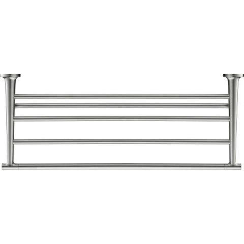 Duravit Starck T Handdoekhouder - 4 rijen - 61cm - geborsteld RVS SW962386
