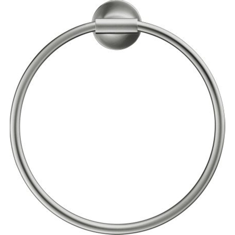 Duravit Starck T Handdoekring - diameter 21cm - geborsteld RVS SW962372