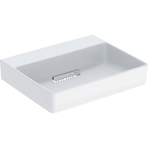 Geberit One opzetwastafel 50x41cm z/kraangat z/overl tect wit SW1111927