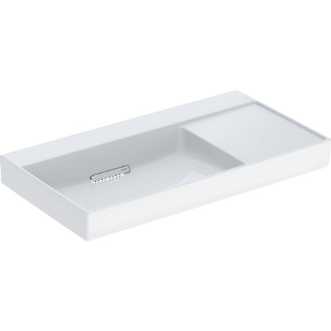 Geberit One meubelwastafel 90x48cm z/1 kr.gat z/overl tect wit SW1111919