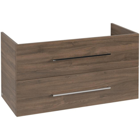 Villeroy & Boch Avento Wastafelonderkast - 2 uittrekladen - 976x514x484mm - Arizona Oak (hout) SW919829