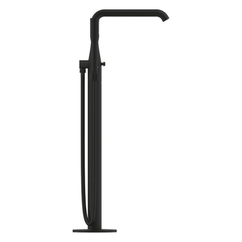 Grohe Essence vrijstaande badkraan - handdoucheset - phantom black (zwart) SW1077398