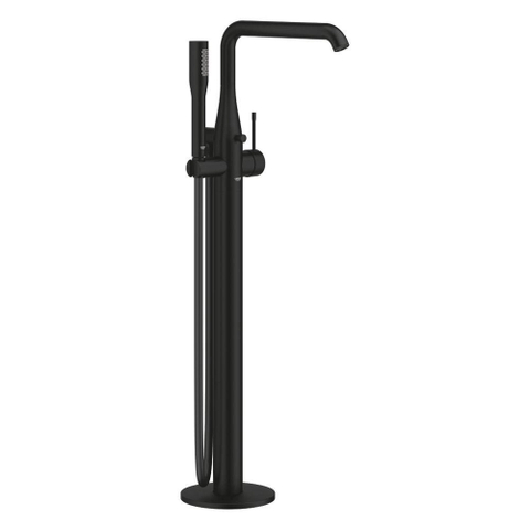 Grohe Essence vrijstaande badkraan - handdoucheset - phantom black (zwart) SW1077398