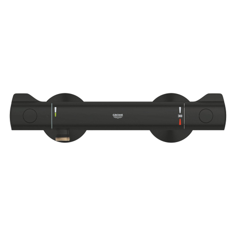Grohe Grohtherm 800 Douchemengkraan - thermostatisch - cooltouch - matte black (mat zwart) SW1077208