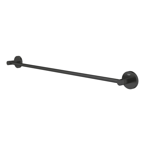 Grohe Essentials Handdoekhouder - 60cm - enkel - matte black (mat zwart) SW1077353