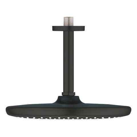 Grohe Tempesta 250 Hoofddouche - 25cm - 1 straalsoort - plafondarm 14.2cm - matte black (mat zwart) SW1077370
