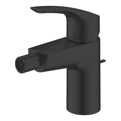 Grohe Eurosmart Bidetmengkraan - s-size - met trekwaste - matte black (mat zwart) SW1077245