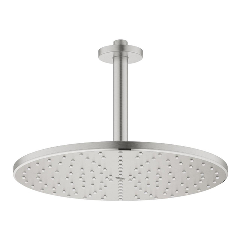 Grohe Rainshower Mono 310 Hoofddouche - 31cm - 1 straalsoort - plafondarm 14.2cm - Supersteel (RVS) SW1077285