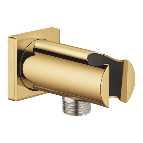 Grohe Rainshower Wandaansluitbocht - 1/2" - met houder - vierkante rozet - cool sunrise (goud) SW1077400