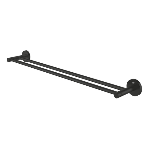 Grohe Essentials Handdoekhouder - 60cm - dubbel - matte black (mat zwart) SW1077340