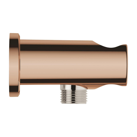 Grohe Rainshower Wandaansluitbocht - 1/2" - met houder - ronde rozet - warm sunset (koper) SW1077338
