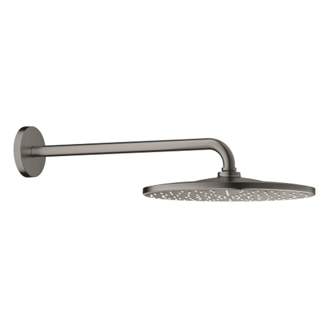 Grohe Rainshower Mono 310 Hoofddouche - 31cm - 1 straalsoort - wandarm 42.2cm - brushed hard graphite (antraciet) SW1077351