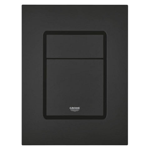 Grohe Skate Cosmopolitan S Bedieningsplaat - dualflush - phantom black (zwart) SW1077292