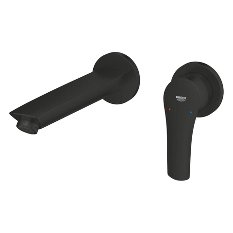 Grohe Eurosmart Wastafelmengkraan - M-size - 2 gats - matte black (mat zwart) SW1077260