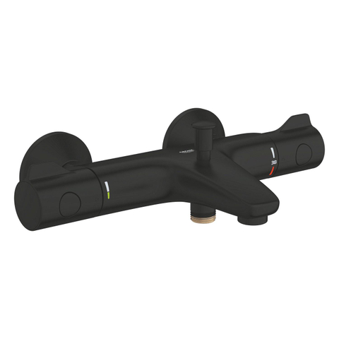 Grohe Grohtherm 800 Badmengkraan - thermostatisch - matte black (mat zwart) SW1077410