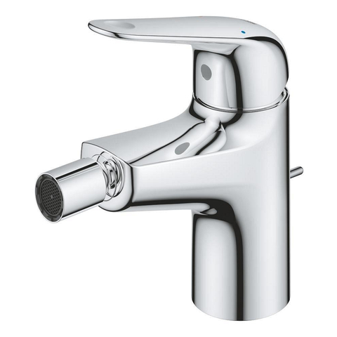 Grohe EuroPro Robinet de bidet - avec levier - tirette - Chrome SW1077391