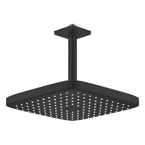 Grohe Tempesta 250 Cube Hoofddouche - 25cm - 1 straalsoort - plafondarm 14.2cm - matte black (mat zwart) SW1077261