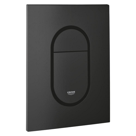 Grohe Arena Cosmopolitan S Bedieningsplaat - 17.2x 13cm - dualflush - phantom black (zwart) SW1077298