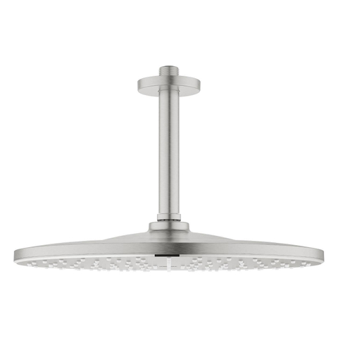 Grohe Rainshower Mono 310 Hoofddouche - 31cm - 1 straalsoort - plafondarm 14.2cm - Supersteel (RVS) SW1077285