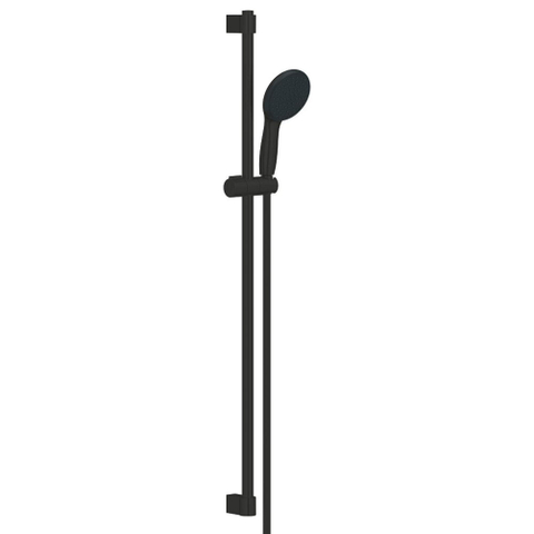 Grohe Tempesta 110 Glijstangset - 90cm - ronde handdouche - 2 straalsoorten - gladde doucheslang - matte black (mat zwart) SW1077242