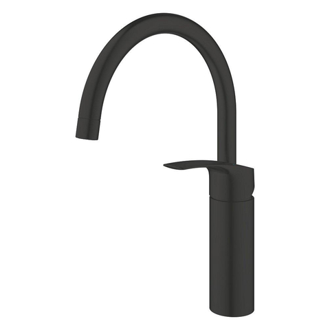 Grohe Eurosmart Keukenmengkraan - 18.3cm - hoge uitloop - matte black (mat zwart) SW1077330