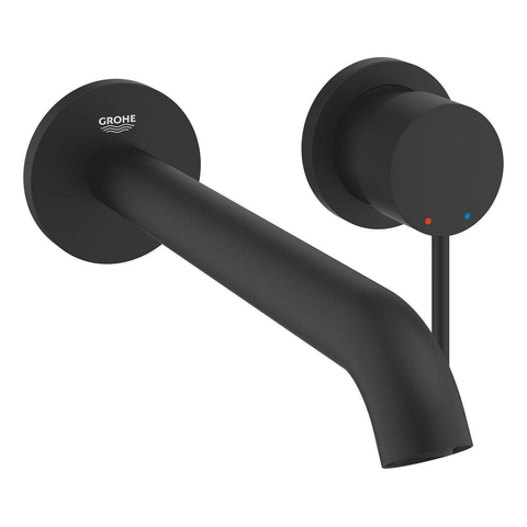 Grohe Essence Wastafelmengkraan - l-size - 2-gats - zonder inbouwdeel - phantom black (zwart) SW1077337