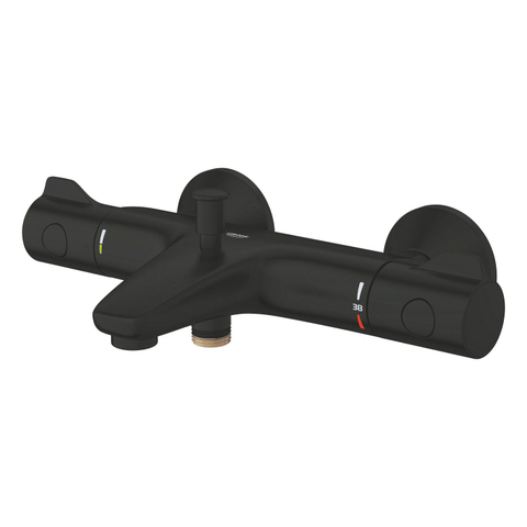 Grohe Grohtherm 800 Badmengkraan - thermostatisch - matte black (mat zwart) SW1077410