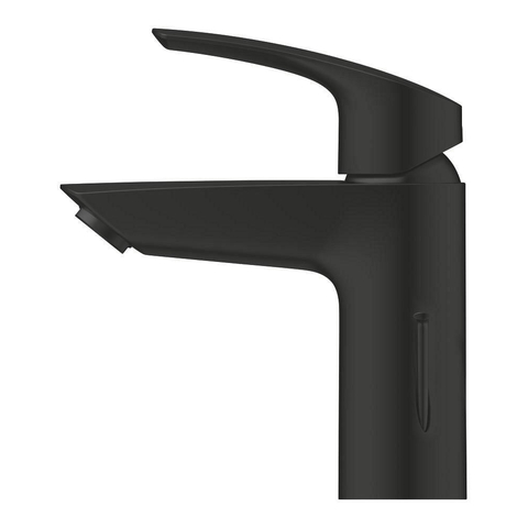 Grohe Eurosmart Wastafelmengkraan - S-size - met trekwaste - matte black (mat zwart) SW1077282