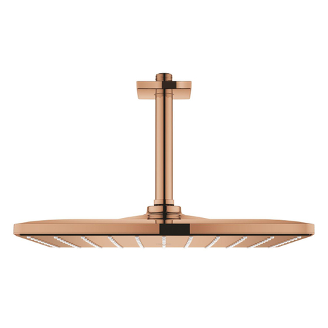 Grohe Rainshower Mono 310 Cube Hoofddouche - 31cm - 1 straalsoort - plafondarm 14.2cm - warm sunset (koper) SW1077279