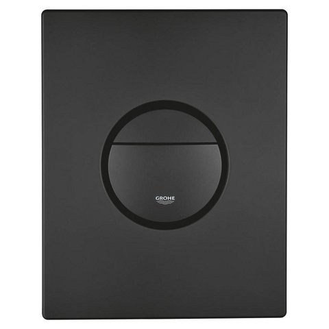 Grohe Nova Cosmopolitan Bedieningsplaat - dualflush - phantom black (zwart) SW1077319