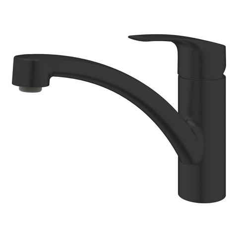 Grohe Eurosmart Keukenkraanset - 22.7cm - draaibare uitloop - zeepdispenser - matte black (mat zwart) SW1204357