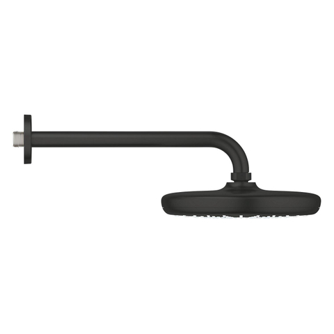 Grohe Tempesta 210 Hoofddouche - 21cm - 1 straalsoort - wandarm 28.6cm - matte black (mat zwart) SW1077257