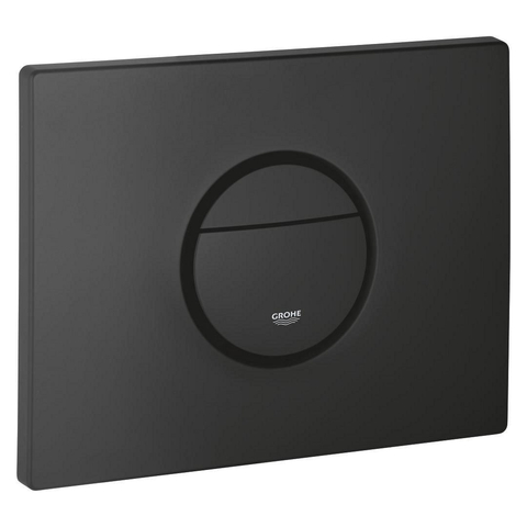 Grohe Nova Cosmopolitan Bedieningsplaat - dualflush - phantom black (zwart) SW1077319