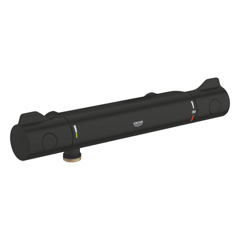 Grohe Grohtherm 800 Douchemengkraan - thermostatisch - cooltouch - matte black (mat zwart) SW1077386