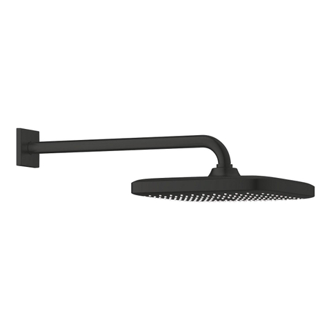 Grohe Tempesta 250 Cube Hoofddouche - 25cm - 1 straalsoort - wandarm 38cm - matte black (mat zwart) SW1077283