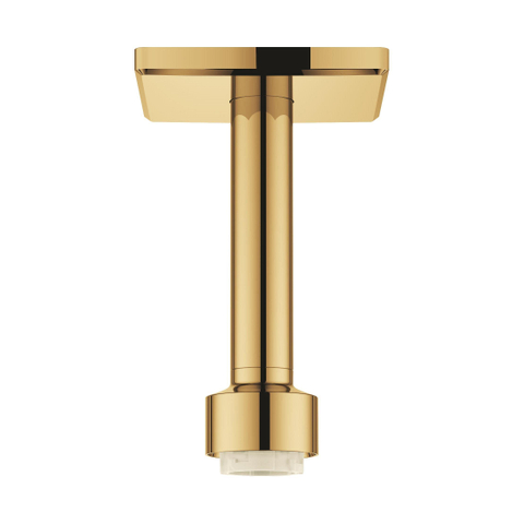 Grohe Rainshower SmartActive 310 Cube Hoofddouche - 31cm - 2 straalsoorten - plafondarm 14.2cm - cool sunrise (goud) SW1077199