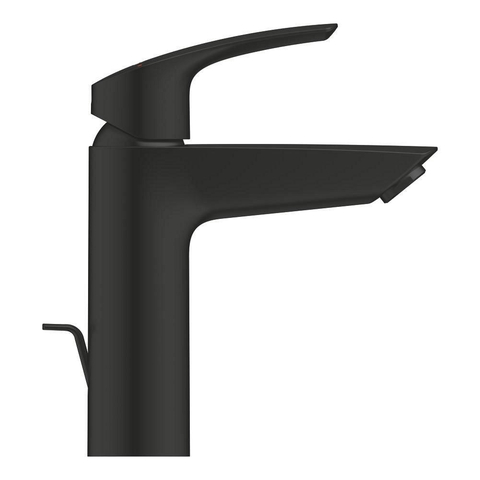 Grohe Eurosmart Wastafelmengkraan - M-size - met trekwaste - matte black (mat zwart) SW1077295