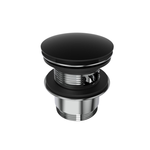 Arcqua Arcqua Bonde clic-clac - adaptée pour baignoire - 1 1/2 - trop-plein - noir mat SW395885