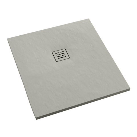 Aco Showerdrain douchevloer - 90x90x3.5cm - lichtgewicht composiet - antislip - beton/beige SW1000013