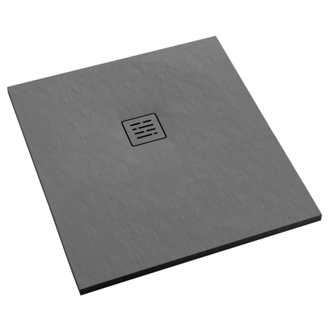 Aco Showerdrain receveur de douche - 100x100x3.5cm - composite léger - antidérapant - anthracite SW1000017