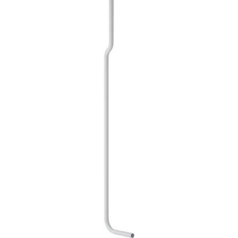 Geberit spoelbocht - voor hoge opstelling - L - 156x24cm - wit SW30210