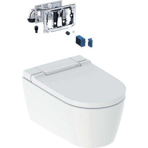 Geberit AquaClean Sela Douche Wc - met duofresh module - 37.5x56.5cm - softclose - keratect - alpine - glans wit SW1119467