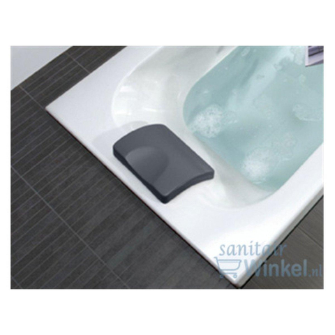 Villeroy & Boch badkussen - 24x15x5cm - mat antraciet GA65785