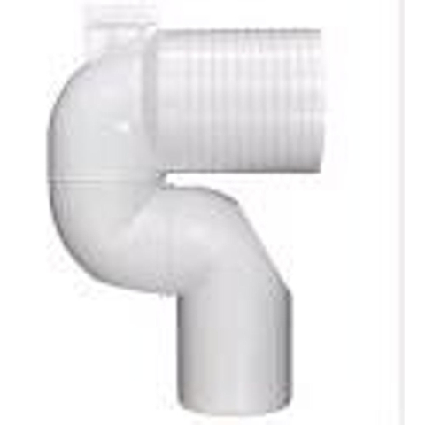 Villeroy & Boch Toebehoren vario afvoerBocht verticaal - 160 - 250mm - glans wit 0102221