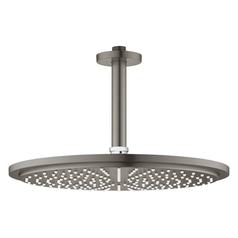 Grohe Rainshower Cosmopolitan 310 Hoofddouche - 31cm - 1 straalsoort - plafondarm 14.2cm - brushed hard graphite (antraciet) SW98877