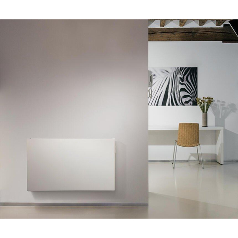 Vasco E-PANEL elektrische Design radiator 60x100cm 1250watt Staal Zwart januari SW481709