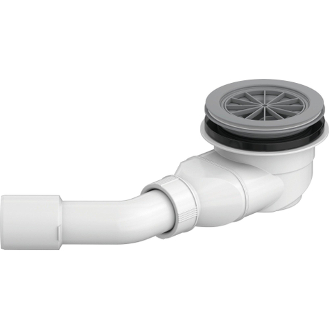 Duravit Sustano Douchebakafvoer - 50mm horizontaal - wit SW813672