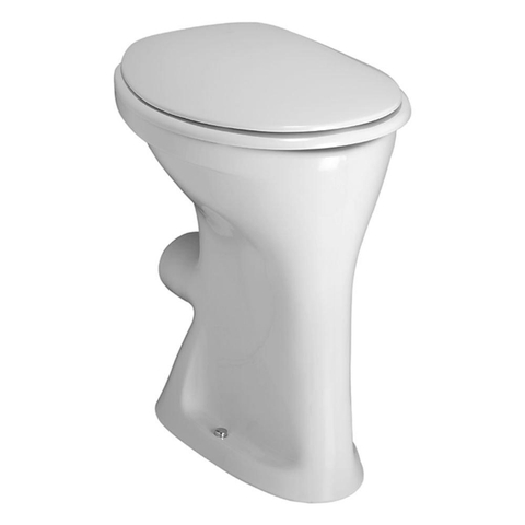 Laufen Albanova WC au sol 48x35x50cm à chasse plate évacuation PK rehaussé céramique blanc SW113342