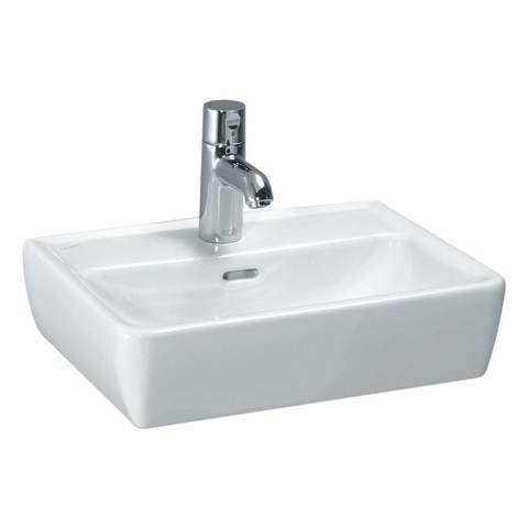 Laufen Pro A vasque à poser 45x34x14.5cm 1 trou de robinet avec trop-plein céramique blanc GA69854